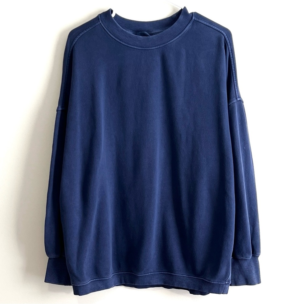 Aerie Getaway Oversized Waffle Sweatshirt